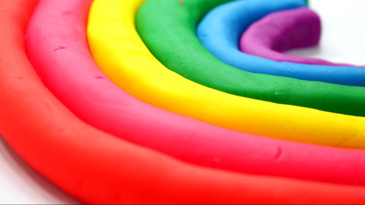 DIY - Kolorowa Tęcza. Colorful Rainbow - Zrób to sam!. Make it Yourself! - Play-Doh