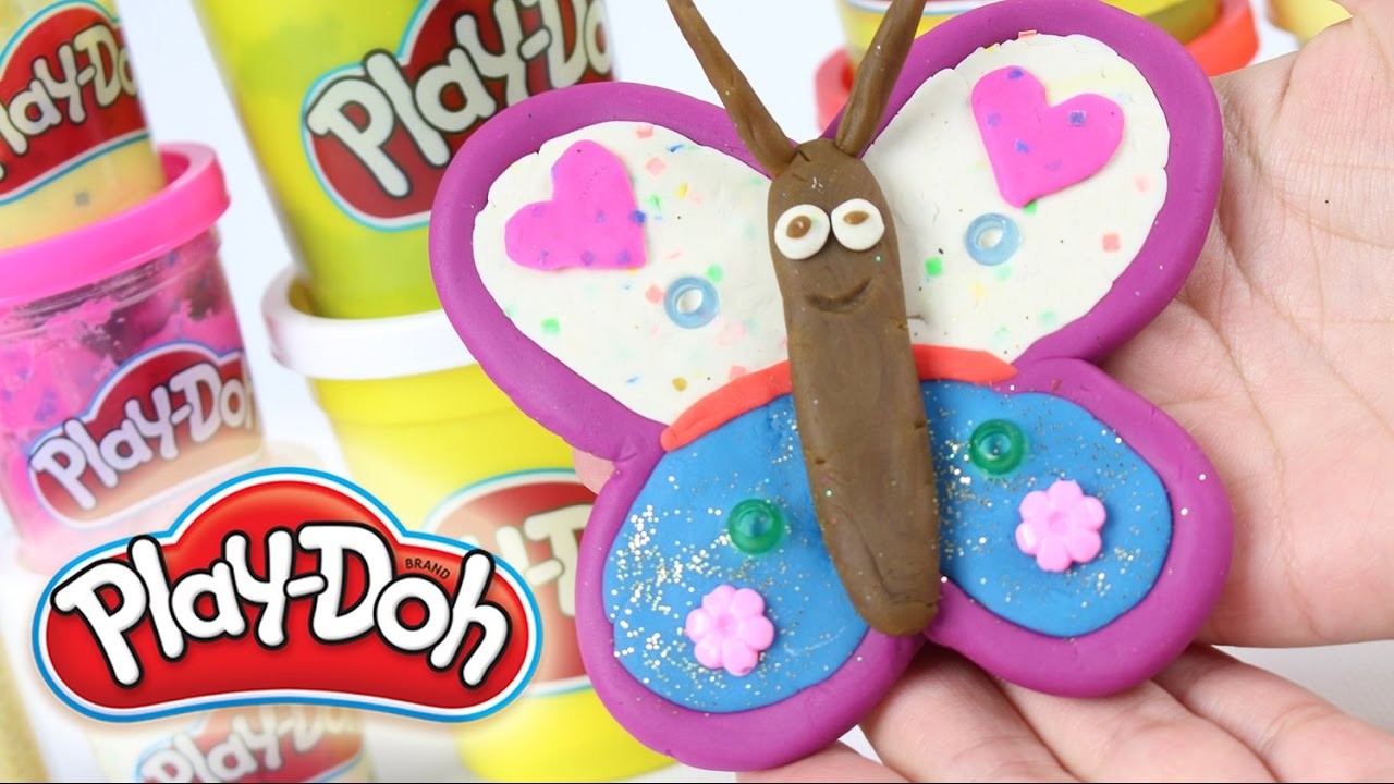 DIY - Stwórz Motylka z Ciastoliny Play-Doh! - Kreatywne Zabawy - Zrób to sam!