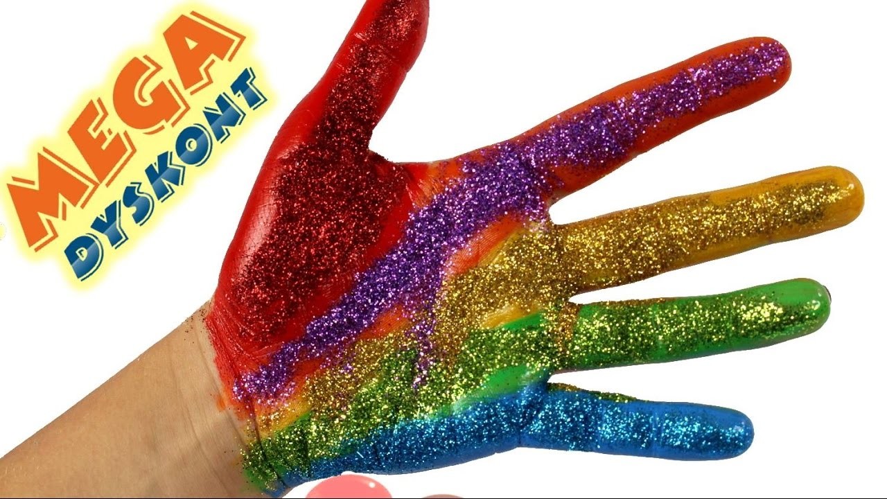 DIY - How to Make Glitter Hand?. Jak zrobić Brokatową Dłoń? - Zrób to sam!