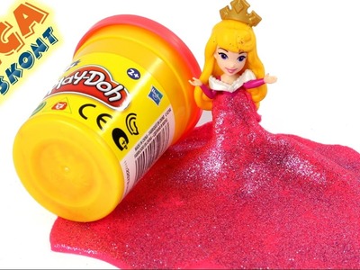 DIY - Dress Sleeping Beauty - How to do? - Disney Princess & Play-Doh