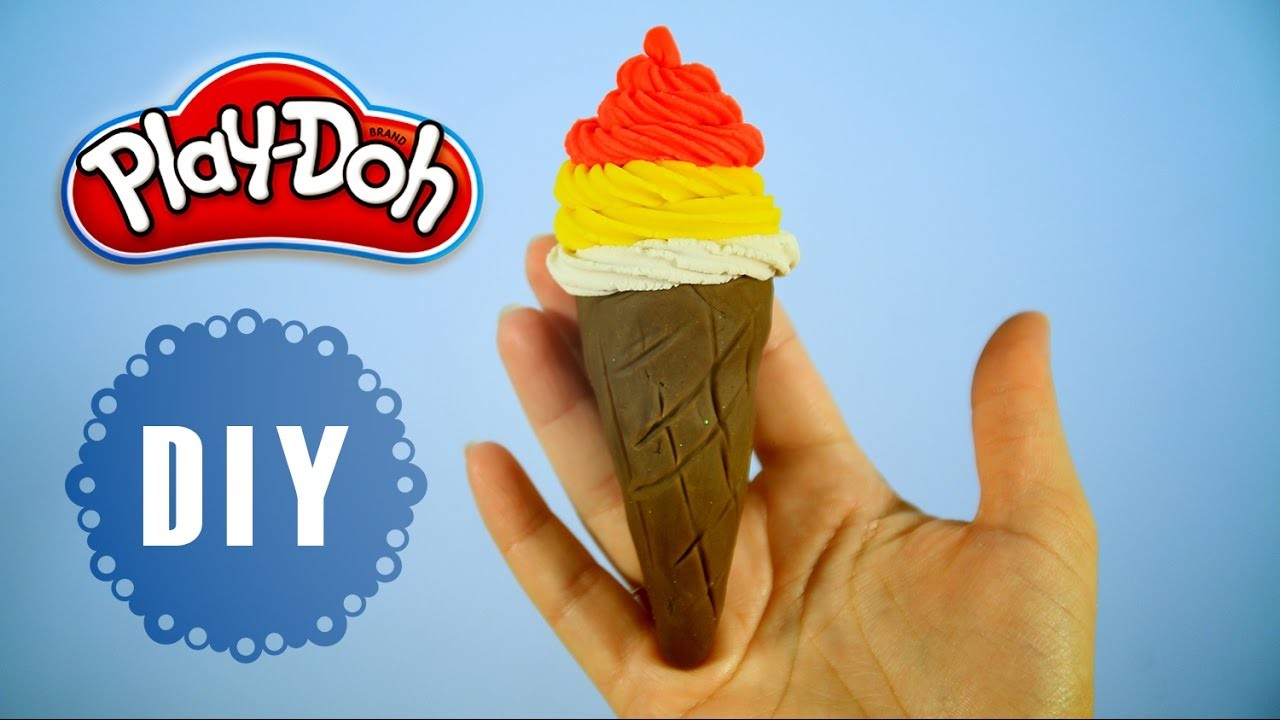 DIY - Jak Zrobić Włoskiego Loda z Play-Doh!. How to make Italian Ice Cream with Play Doh?