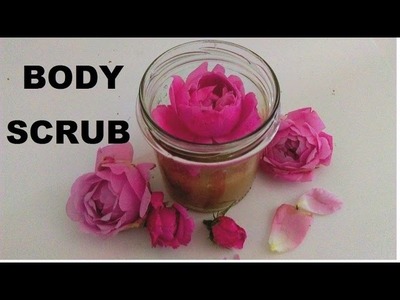 DIY jak zrobić różany peeling do ciała ,Body Scrub