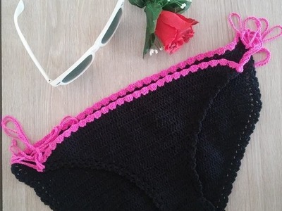 No 43# Bikini na szydełku, majteczki CZĘŚĆ 2-2 - bikini bottom on crochet PART 2-2