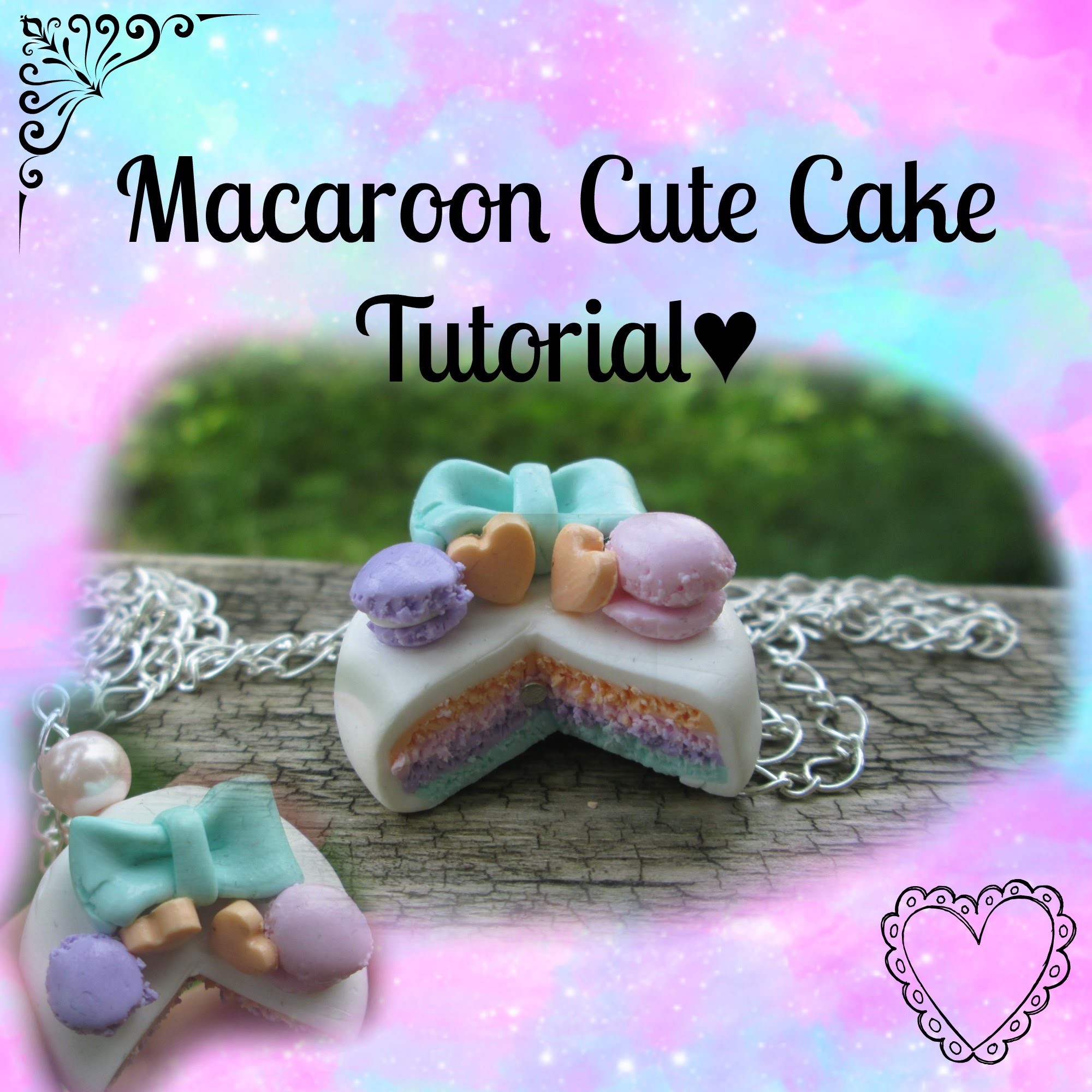 ♡Macaroon Cute Cake Tuturial♡