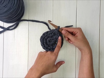 Bobbiny - Magiczne kółko z półsłupków. How to crochet: Magic Ring with Single Crochet