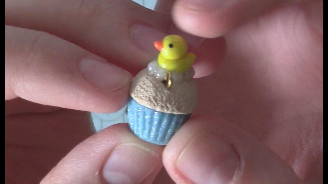Polymer Clay Cupcake With Duck Tutorial