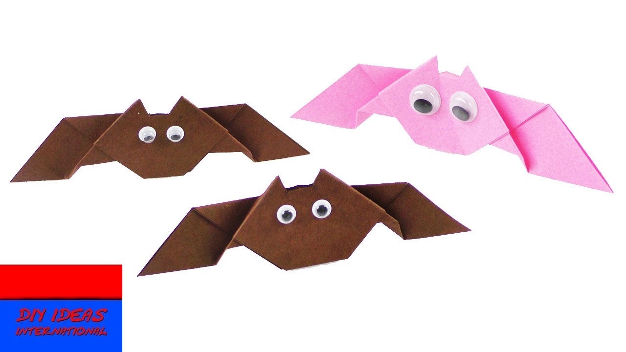 Nietoperze z origami | prosty pomysł | tutorial