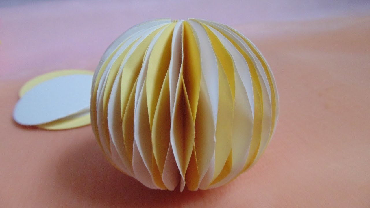 Jak zrobić bombkę 3D z papieru.Christmas Ball. samochodziara.blogspot.com