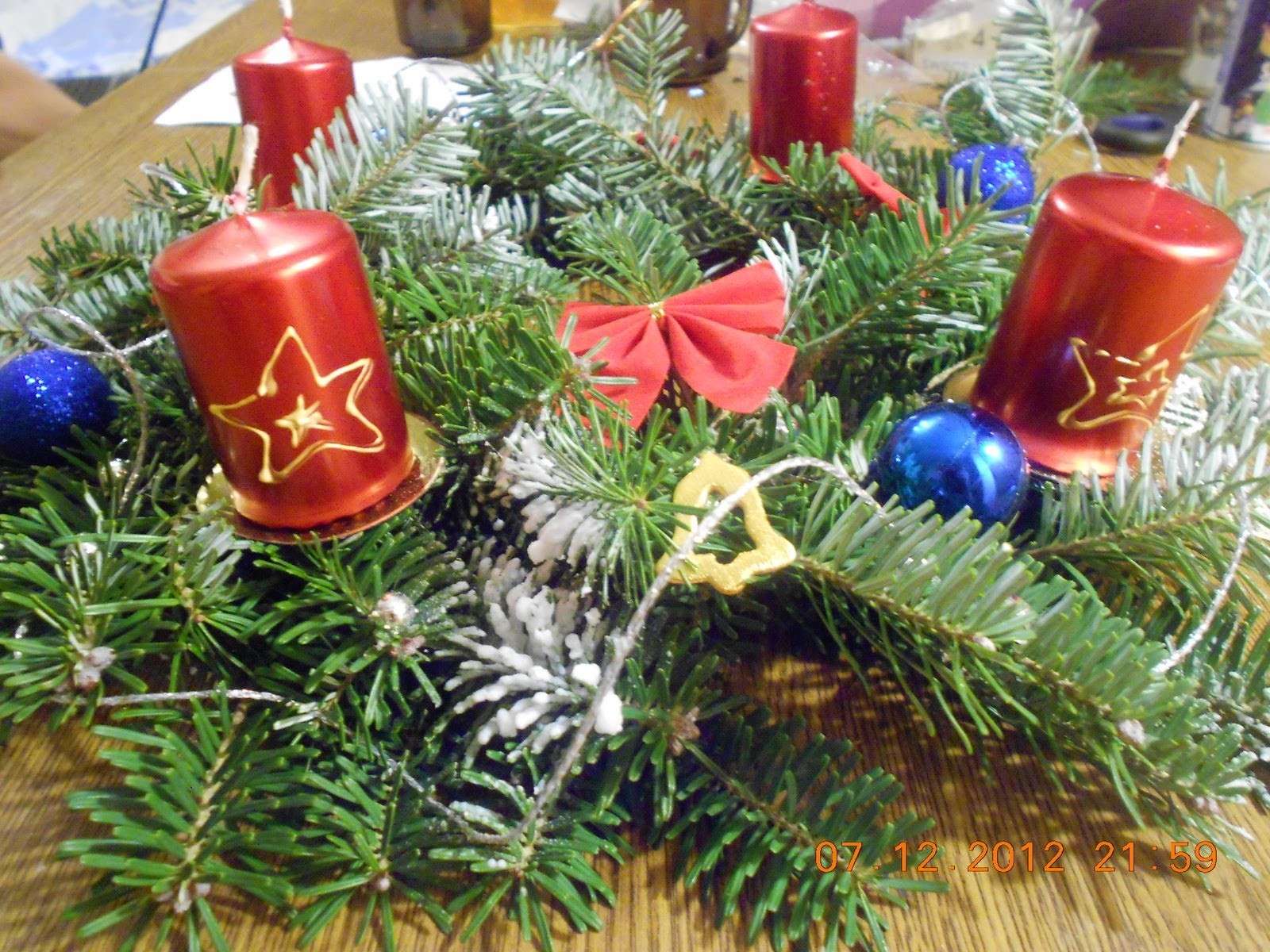 Jak zrobić świąteczny stroik (Wieniec Adwentowy). How to make a Advent wreath
