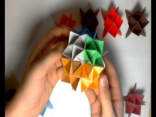 Origami: "Kolczasta" Kula
