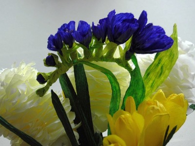 Kwiaty ze sznurka Twist Art   frezja # Twist Art flowers DIY