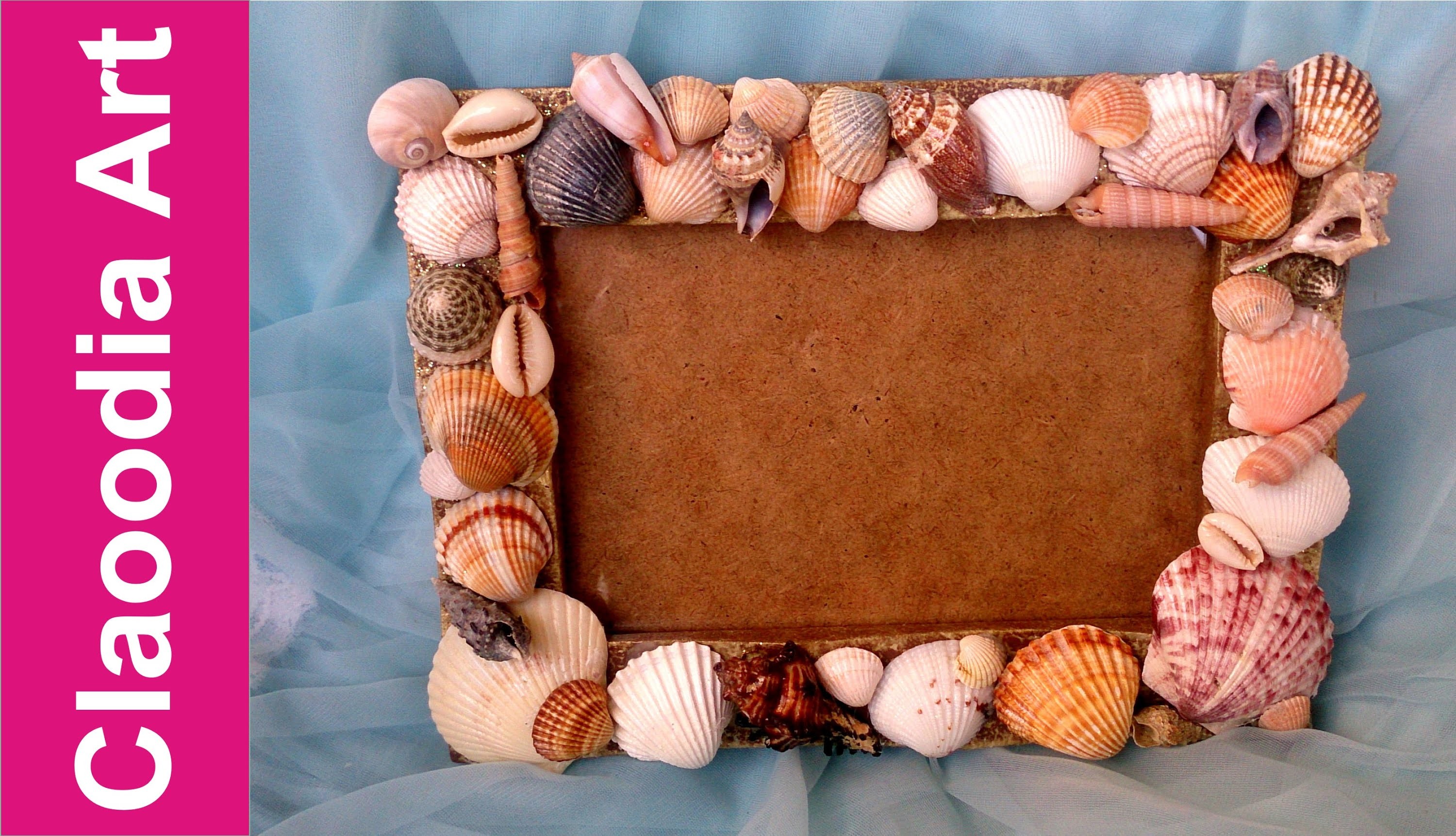 Ramka na zdjęcie z muszelkami (Photo frame with shells, DIY) #2