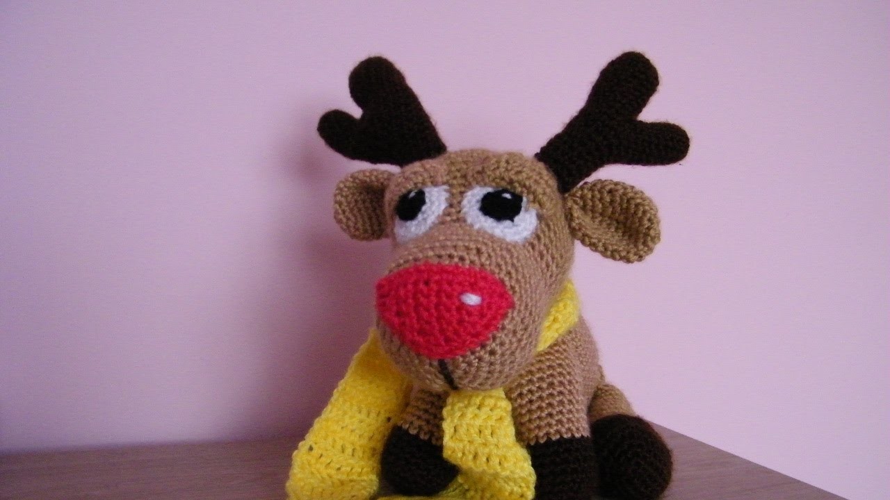 No 95# Renifer na szydełku - Reindeer on crochet - Part 1-4