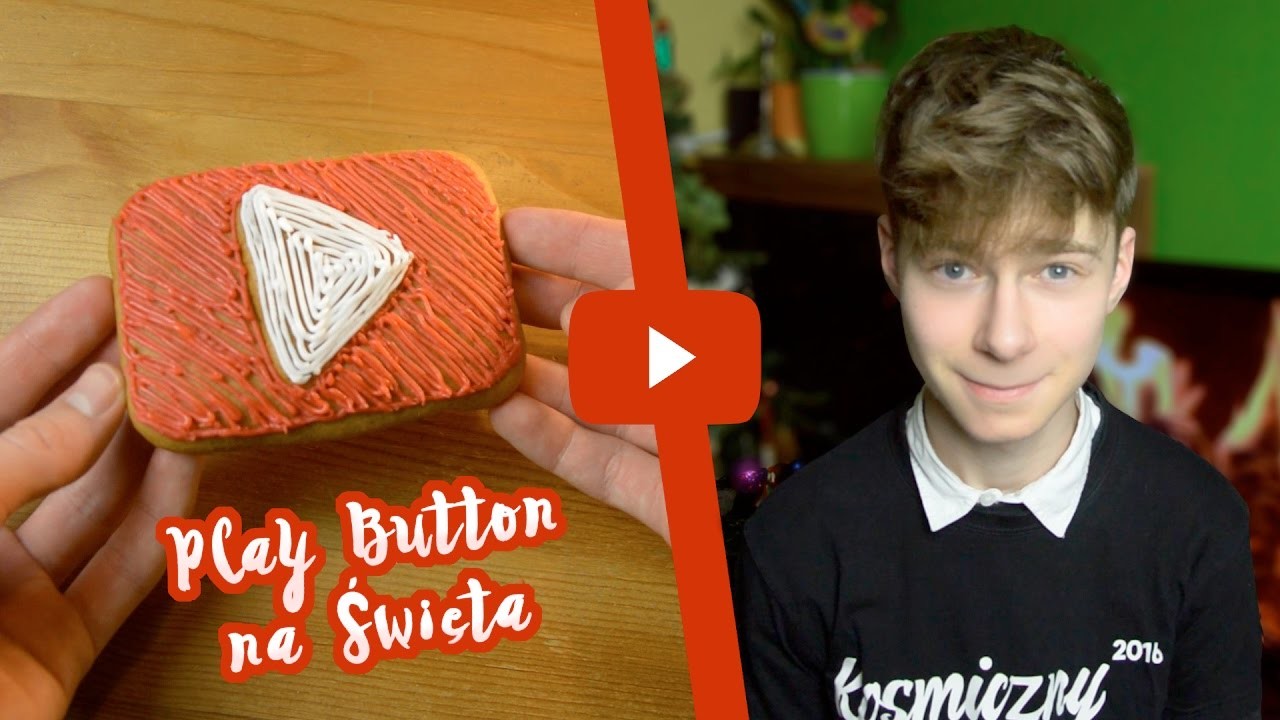 I GOT YOUTUBE PLAY BUTTON FOR CHRISTMAS?! | Przycisk YouTube z piernika DIY!