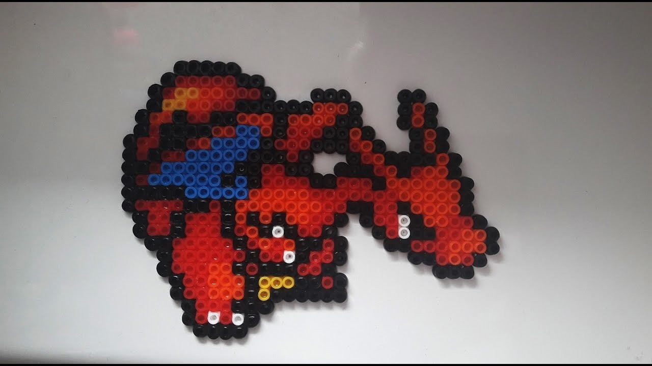 Koraliki pyssla: charizard