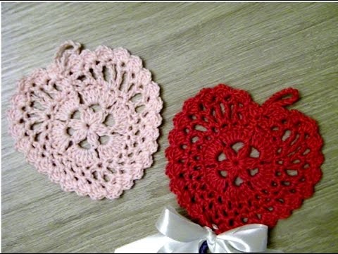 No 108# Serce na szydełku nr 4 - Simply crochet heart nr 4