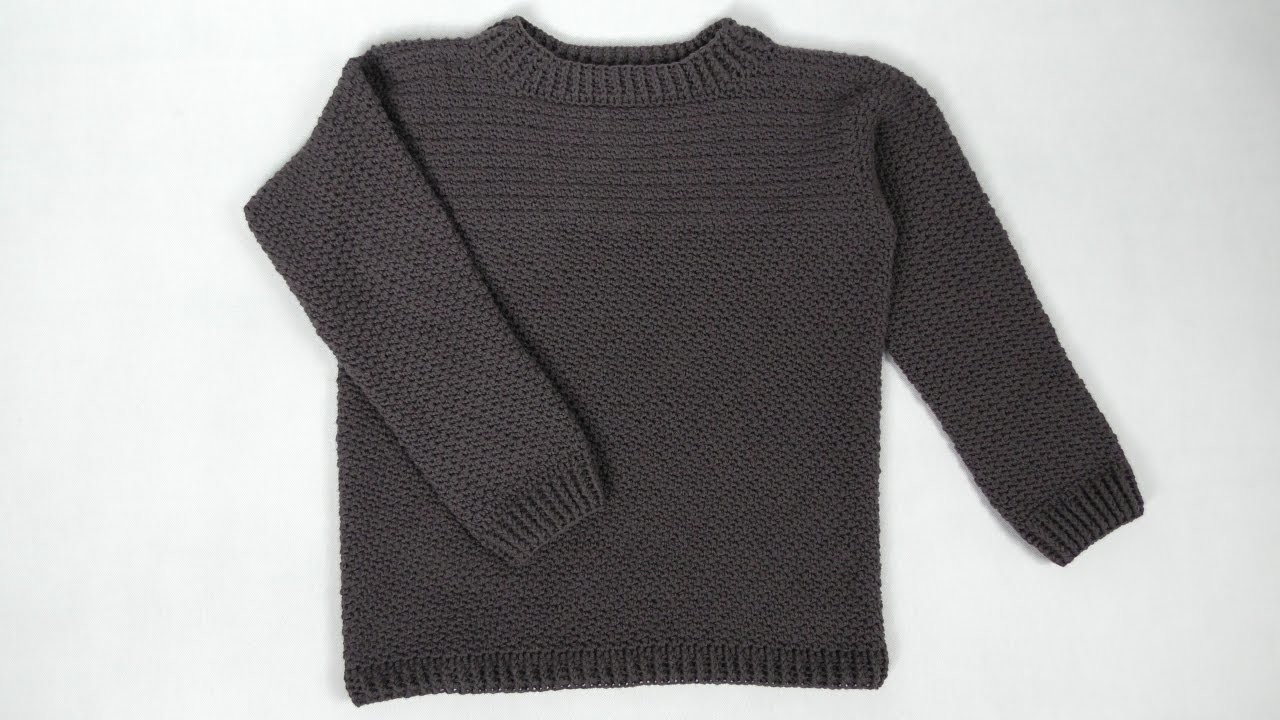 Sweter męski na szydełku 2.3 Crocheting 4K