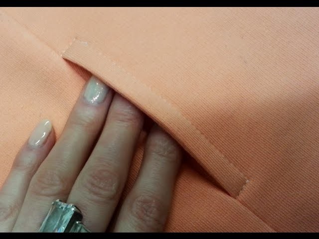 DIY Sewing course How to sew easy pocket. To sweatshirt and trousers. Jak uszyć łatwą kieszeń