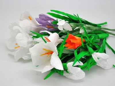 Jak zrobić krokusy  # How to make paper flowers crocuses