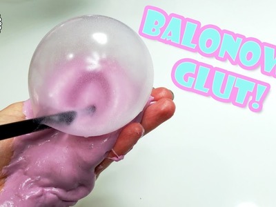 DIY Balonowy fluffy glut! Jak zrobić gluta z kleju jak guma balonowa