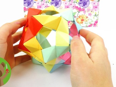 Gwiazda origami | prosta dekoracja świąteczna lub adwentowa | wprowadzenie do origami