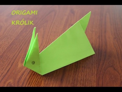 Królik z papieru origami jak zrobić (rabbit origami)