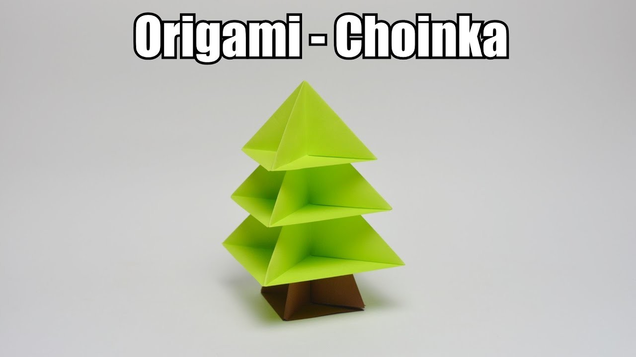 Origami - Choinka