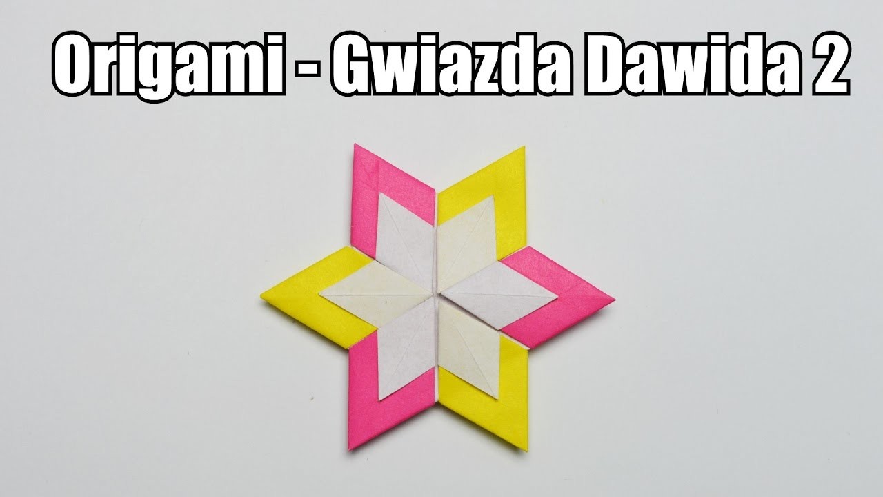 Origami - Gwiazda Dawida 2