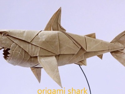 Origami shark by Tiburon Blanco