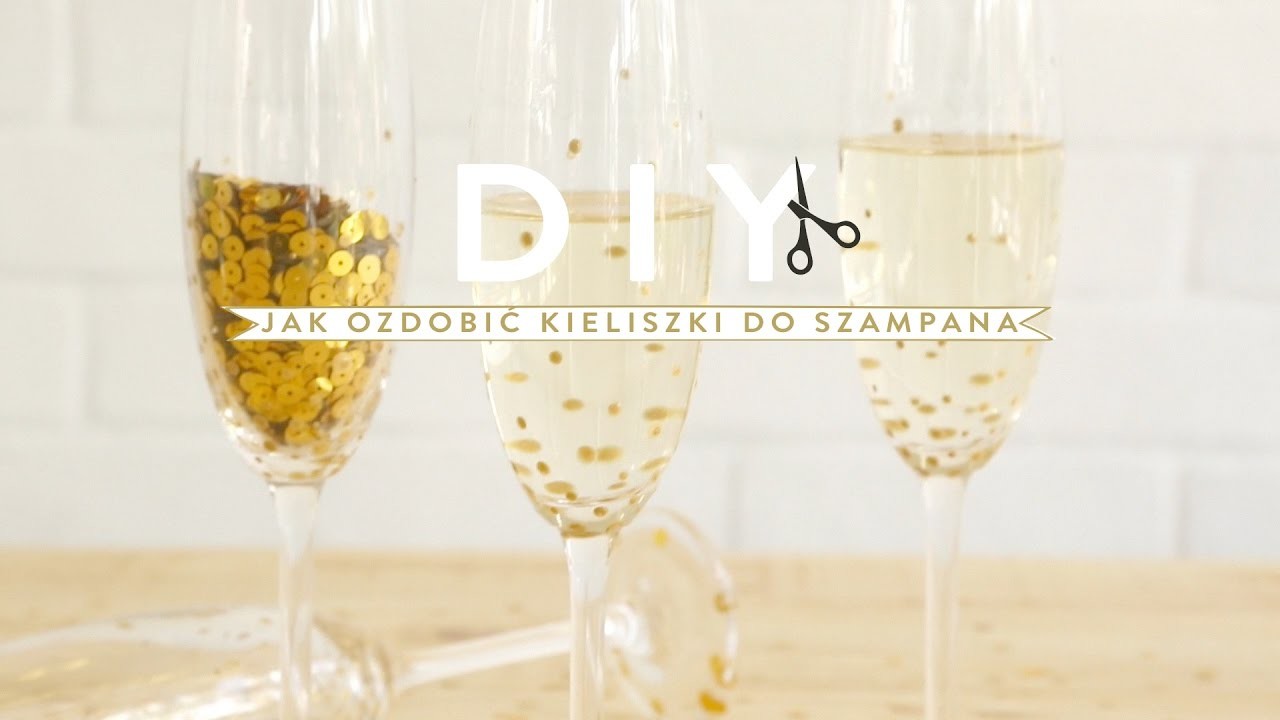 Jak ozdobić kieliszki do szampana | WESTWING DIY