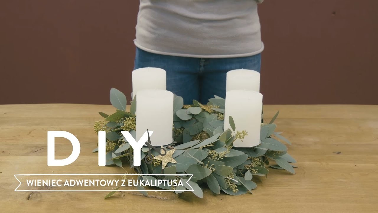 Wieniec adwentowy z eukaliptusa | WESTWING DIY