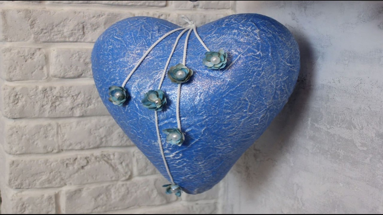 Walentynkowe serce. Valentine's heart # Tutorial DIY