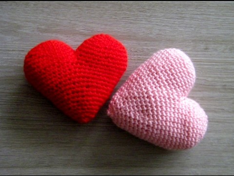 No 130# Serce 3d na szydełku - Simply heart 3d crochet
