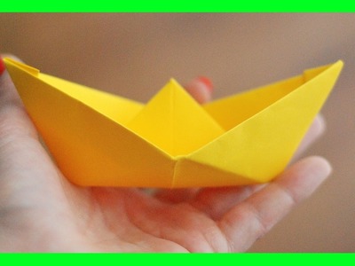 Jak zrobić Papierowy Statek Origami. How to make a Paper Ship, Paper Boat