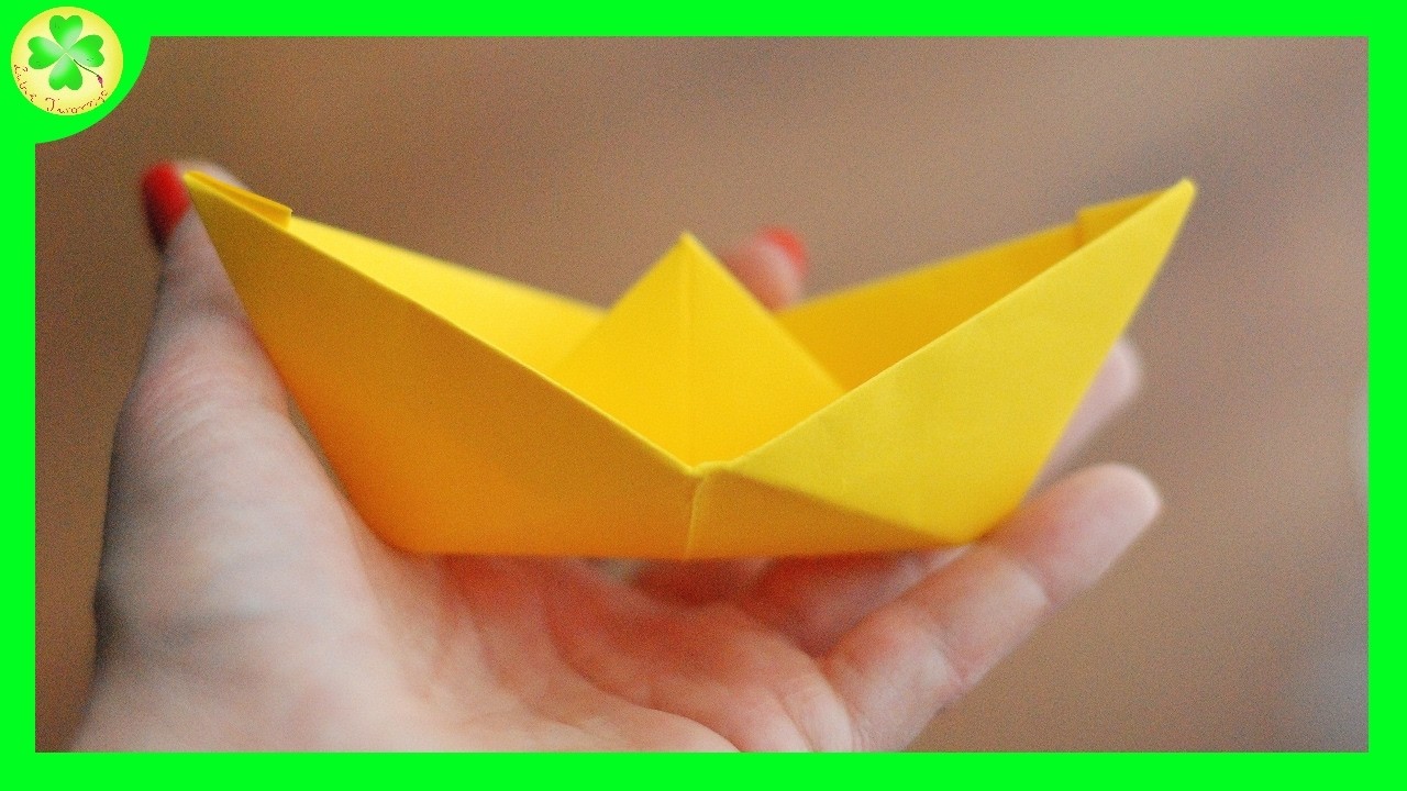 Jak zrobić Papierowy Statek Origami. How to make a Paper Ship, Paper Boat