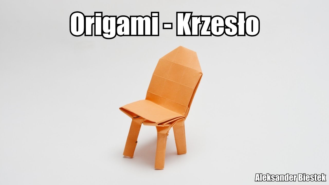 Origami - Krzesło