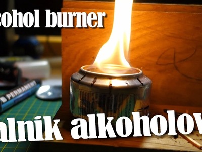 Palnik kuchenka alkoholowa DIY. Alcohol burner