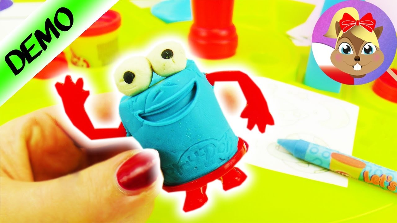 Śmieszna figurka z ciastoliny Play Doh DIY test zestawu