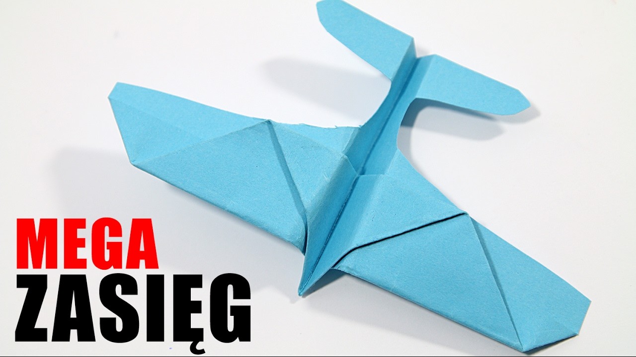 Jak zobić najlepszy samolot z papieru - How to make the best paper airplane | DIY