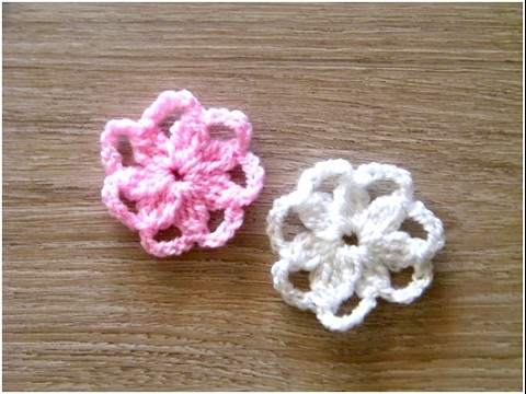 No 136# Kwiatek na szydełku - Flower crochet