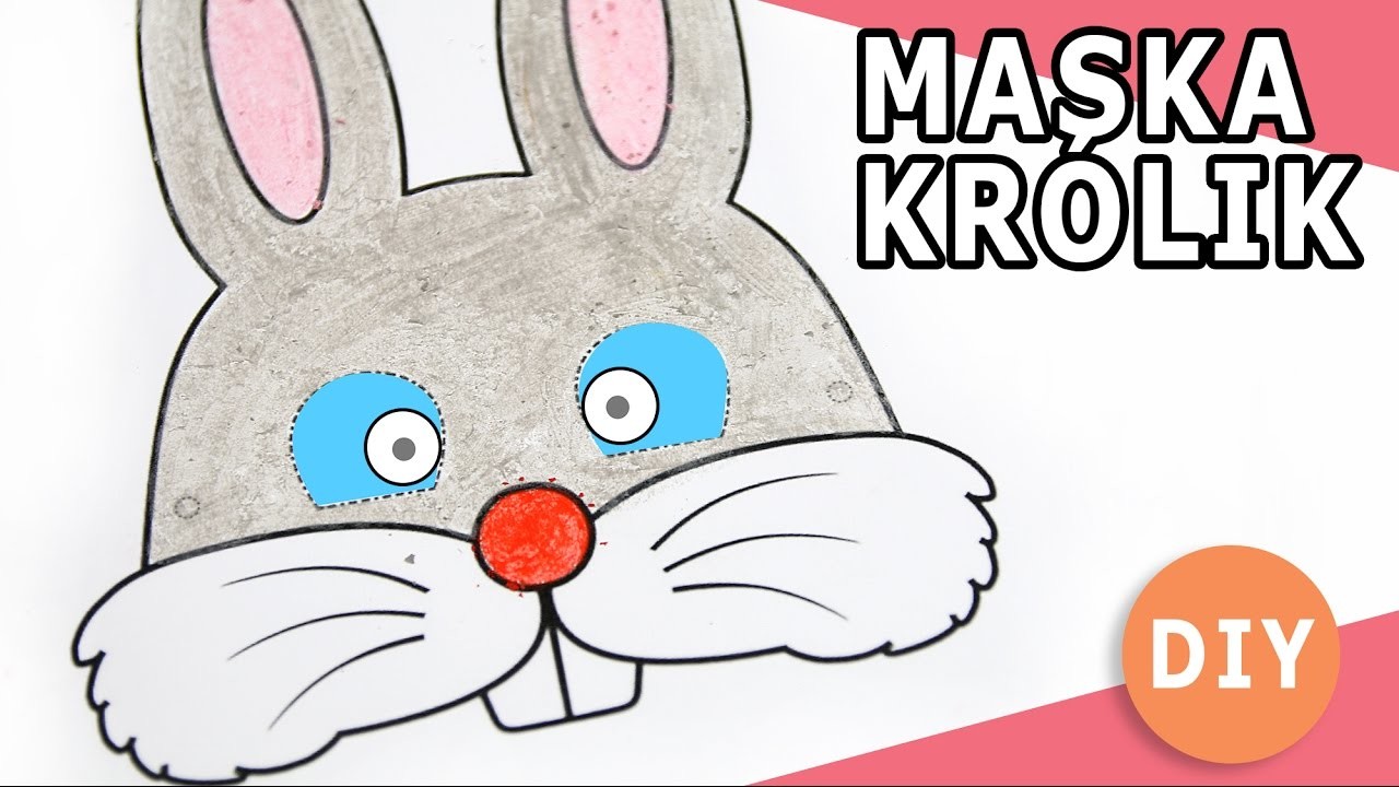 Create Mask - Bunny - Maska Królika - Zrób to sam - DIY Homemade