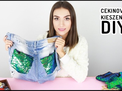 DIY: Jeansy z cekinami | Jak przerobić spodnie - Domodi TV