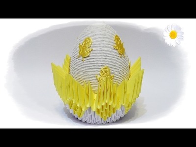Koszyk origami pod jajko wielkanocne  ???? jak wykonać ???? krok po kroku ???? 41