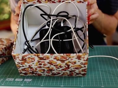 DIY: pudełko na ładowarki | Ula Pedantula #75