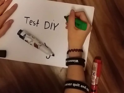 Test DIY - kolorowe zakreślacze