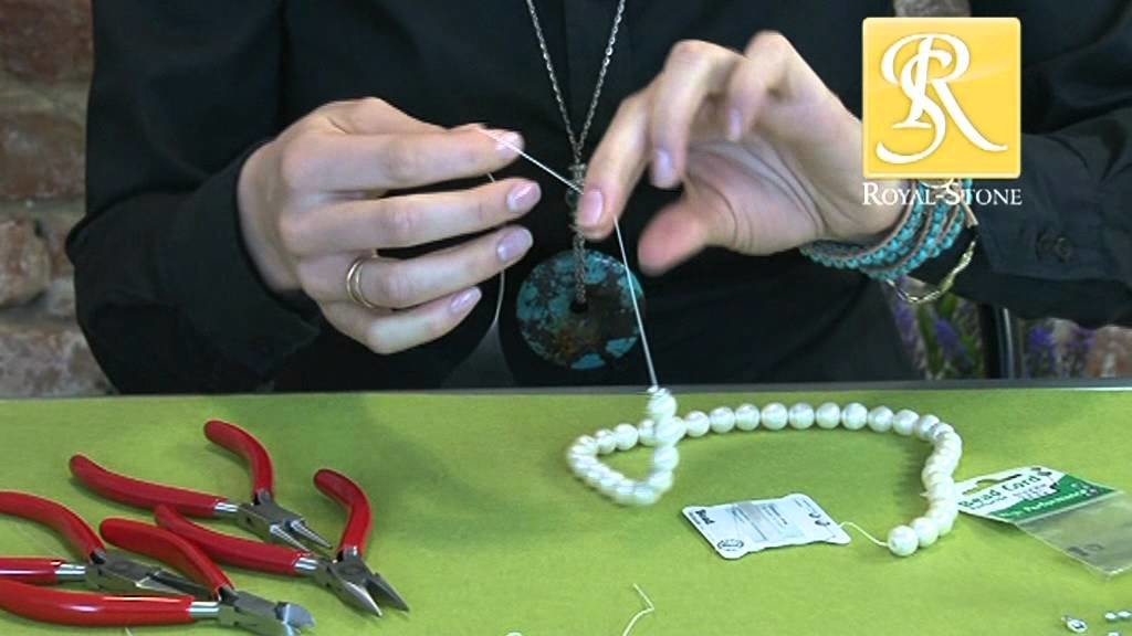 ROYAL-STONE kurs biżuterii warszawa jak zrobić naszyjnik z pereł