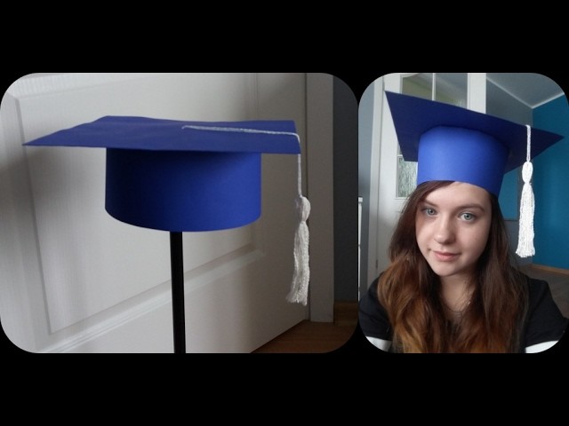Biret studenta - ucznia | Jak zrobić ?. czapka. nakrycie głowy - DIY #1