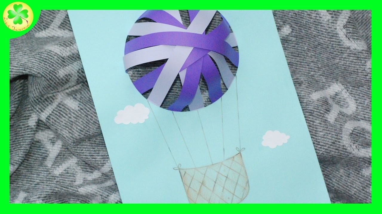 Jak zrobić Trójwymiarowy Balon z Papieru. How to make a 3D Paper Balloon