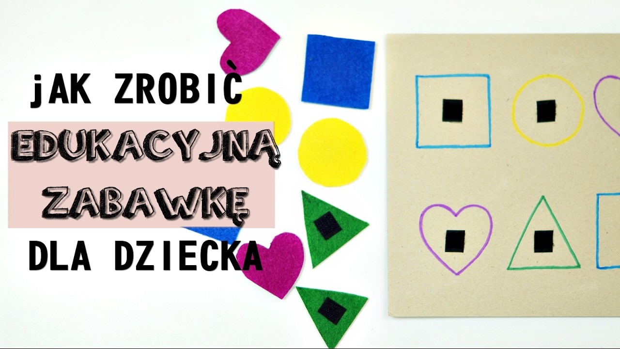 DIY | Edukacyjna zabawka sorter puzzle dla małego dziecka | Zaradni Rodzice