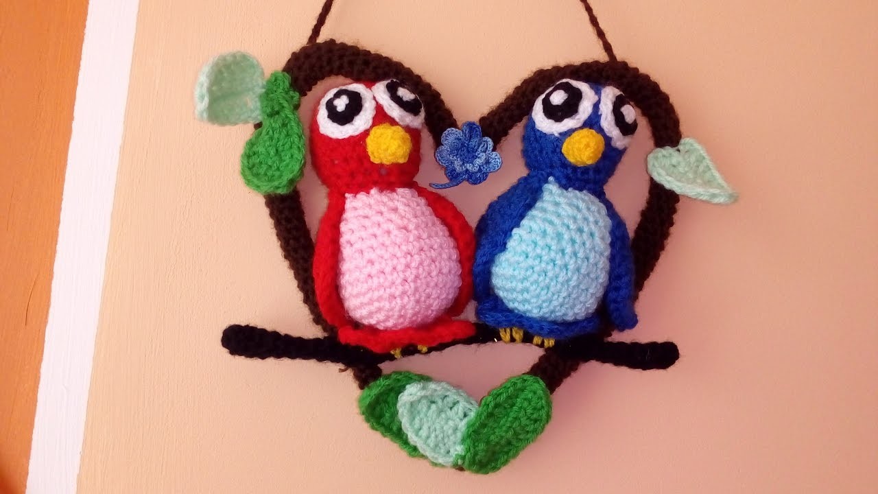 Papużki Nierozłaczki- Amigurumi Crochet DIY. Ślązaczka Halinka